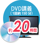 DVD講義（1回約150分） 約10時間 